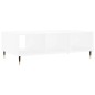 vidaXL Mesa de centro madera de ingeniería blanco 104x60x35 cm