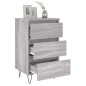 vidaXL Mesita de noche 2 uds madera ingeniería gris Sonoma 40x35x69 cm vidaXL Mesita de noche 2 uds madera ingeniería gris Sonoma 40x35x69 cm