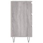 vidaXL Mesita de noche 2 uds madera ingeniería gris Sonoma 40x35x69 cm vidaXL Mesita de noche 2 uds madera ingeniería gris Sonoma 40x35x69 cm