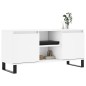 vidaXL Mueble de TV madera de ingeniería blanco 104x35x50 cm