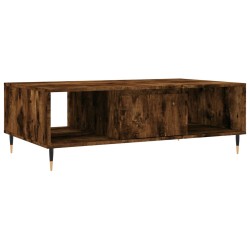 vidaXL Mesa de centro madera de ingeniería roble ahumado 104x60x35 cm