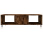 vidaXL Mesa de centro madera de ingeniería roble ahumado 104x60x35 cm vidaXL Mesa de centro madera de ingeniería roble ahumado 104x60x35 cm