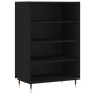 vidaXL Aparador alto madera de ingeniería negro 57x35x90 cm vidaXL Aparador alto madera de ingeniería negro 57x35x90 cm