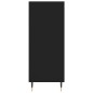 vidaXL Aparador alto madera de ingeniería negro 57x35x90 cm vidaXL Aparador alto madera de ingeniería negro 57x35x90 cm