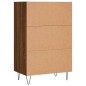vidaXL Aparador alto madera de ingeniería marrón roble 57x35x90 cm vidaXL Aparador alto madera de ingeniería marrón roble 57x35x90 cm
