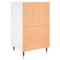 vidaXL Mesitas de noche 2 uds madera de ingeniería blanco 40x35x69 cm vidaXL Mesitas de noche 2 uds madera de ingeniería blanco 40x35x69 cm