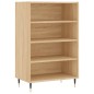 vidaXL Aparador alto madera de ingeniería roble Sonoma 57x35x90 cm