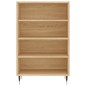 vidaXL Aparador alto madera de ingeniería roble Sonoma 57x35x90 cm