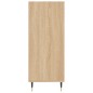 vidaXL Aparador alto madera de ingeniería roble Sonoma 57x35x90 cm