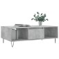 vidaXL Mesa de centro madera de ingeniería gris hormigón 104x60x35 cm vidaXL Mesa de centro madera de ingeniería gris hormigón 104x60x35 cm