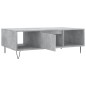 vidaXL Mesa de centro madera de ingeniería gris hormigón 104x60x35 cm vidaXL Mesa de centro madera de ingeniería gris hormigón 104x60x35 cm