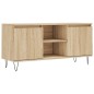 vidaXL Mueble de TV madera de ingeniería roble Sonoma 104x35x50 cm vidaXL Mueble de TV madera de ingeniería roble Sonoma 104x35x50 cm