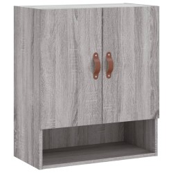 vidaXL Armario de pared madera de ingeniería gris Sonoma 60x31x70 cm