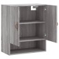 vidaXL Armario de pared madera de ingeniería gris Sonoma 60x31x70 cm vidaXL Armario de pared madera de ingeniería gris Sonoma 60x31x70 cm