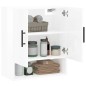 vidaXL Armario de pared madera de ingeniería blanco brillo 60x31x70 cm vidaXL Armario de pared madera de ingeniería blanco brillo 60x31x70 cm