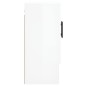 vidaXL Armario de pared madera de ingeniería blanco brillo 60x31x70 cm vidaXL Armario de pared madera de ingeniería blanco brillo 60x31x70 cm