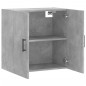 vidaXL Armario de pared madera de ingeniería gris hormigón 60x31x60 cm vidaXL Armario de pared madera de ingeniería gris hormigón 60x31x60 cm