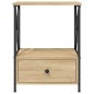 vidaXL Mesita de noche madera de ingeniería roble Sonoma 50x41x65 cm vidaXL Mesita de noche madera de ingeniería roble Sonoma 50x41x65 cm