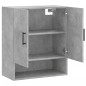 vidaXL Armario de pared madera de ingeniería gris hormigón 60x31x70 cm vidaXL Armario de pared madera de ingeniería gris hormigón 60x31x70 cm