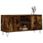 vidaXL Mueble de TV madera de ingeniería roble ahumado 104x35x50 cm