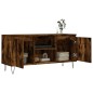 vidaXL Mueble de TV madera de ingeniería roble ahumado 104x35x50 cm