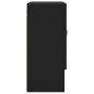 vidaXL Armario de pared madera de ingeniería negro 60x31x70 cm vidaXL Armario de pared madera de ingeniería negro 60x31x70 cm