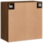 vidaXL Armario de pared madera de ingeniería marrón roble 60x31x60 cm