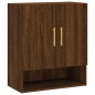 vidaXL Armario de pared madera de ingeniería marrón roble 60x31x70 cm