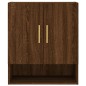 vidaXL Armario de pared madera de ingeniería marrón roble 60x31x70 cm
