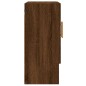 vidaXL Armario de pared madera de ingeniería marrón roble 60x31x70 cm