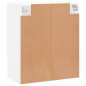 vidaXL Armario de pared madera de ingeniería blanco 60x31x70 cm vidaXL Armario de pared madera de ingeniería blanco 60x31x70 cm