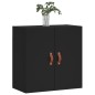 vidaXL Armario de pared madera de ingeniería negro 60x31x60 cm vidaXL Armario de pared madera de ingeniería negro 60x31x60 cm