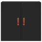 vidaXL Armario de pared madera de ingeniería negro 60x31x60 cm vidaXL Armario de pared madera de ingeniería negro 60x31x60 cm