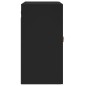 vidaXL Armario de pared madera de ingeniería negro 60x31x60 cm vidaXL Armario de pared madera de ingeniería negro 60x31x60 cm