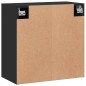 vidaXL Armario de pared madera de ingeniería negro 60x31x60 cm vidaXL Armario de pared madera de ingeniería negro 60x31x60 cm