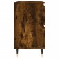 vidaXL Mueble de baño madera de ingeniería roble ahumado 80x33x60 cm vidaXL Mueble de baño madera de ingeniería roble ahumado 80x33x60 cm