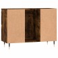 vidaXL Mueble de baño madera de ingeniería roble ahumado 80x33x60 cm vidaXL Mueble de baño madera de ingeniería roble ahumado 80x33x60 cm