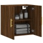 vidaXL Armario de pared madera de ingeniería marrón roble 60x31x60 cm vidaXL Armario de pared madera de ingeniería marrón roble 60x31x60 cm