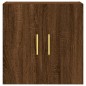 vidaXL Armario de pared madera de ingeniería marrón roble 60x31x60 cm vidaXL Armario de pared madera de ingeniería marrón roble 60x31x60 cm