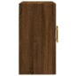 vidaXL Armario de pared madera de ingeniería marrón roble 60x31x60 cm vidaXL Armario de pared madera de ingeniería marrón roble 60x31x60 cm
