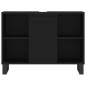 vidaXL Mueble de baño madera de ingeniería negro 80x33x60 cm vidaXL Mueble de baño madera de ingeniería negro 80x33x60 cm