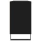 vidaXL Mueble de baño madera de ingeniería negro 80x33x60 cm vidaXL Mueble de baño madera de ingeniería negro 80x33x60 cm