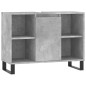 vidaXL Mueble de baño madera de ingeniería gris hormigón 80x33x60 cm vidaXL Mueble de baño madera de ingeniería gris hormigón 80x33x60 cm