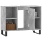 vidaXL Mueble de baño madera de ingeniería gris hormigón 80x33x60 cm vidaXL Mueble de baño madera de ingeniería gris hormigón 80x33x60 cm