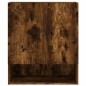 vidaXL Armario de pared madera de ingeniería roble ahumado 60x31x70 cm vidaXL Armario de pared madera de ingeniería roble ahumado 60x31x70 cm