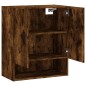 vidaXL Armario de pared madera de ingeniería roble ahumado 60x31x70 cm vidaXL Armario de pared madera de ingeniería roble ahumado 60x31x70 cm