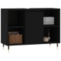 vidaXL Mueble de baño madera de ingeniería negro 80x33x60 cm vidaXL Mueble de baño madera de ingeniería negro 80x33x60 cm