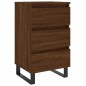 vidaXL Mesita de noche madera de ingeniería marrón roble 40x35x69 cm vidaXL Mesita de noche madera de ingeniería marrón roble 40x35x69 cm