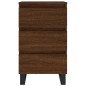 vidaXL Mesita de noche madera de ingeniería marrón roble 40x35x69 cm vidaXL Mesita de noche madera de ingeniería marrón roble 40x35x69 cm