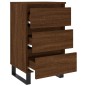 vidaXL Mesita de noche madera de ingeniería marrón roble 40x35x69 cm vidaXL Mesita de noche madera de ingeniería marrón roble 40x35x69 cm
